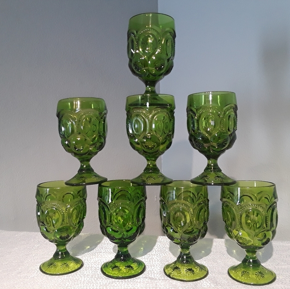 Vintage Le Smith Moon and Stars Colonial Green Gob